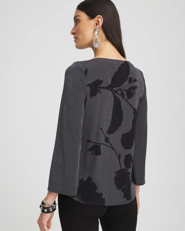 Travelers Modern Floral Tunic - image 3